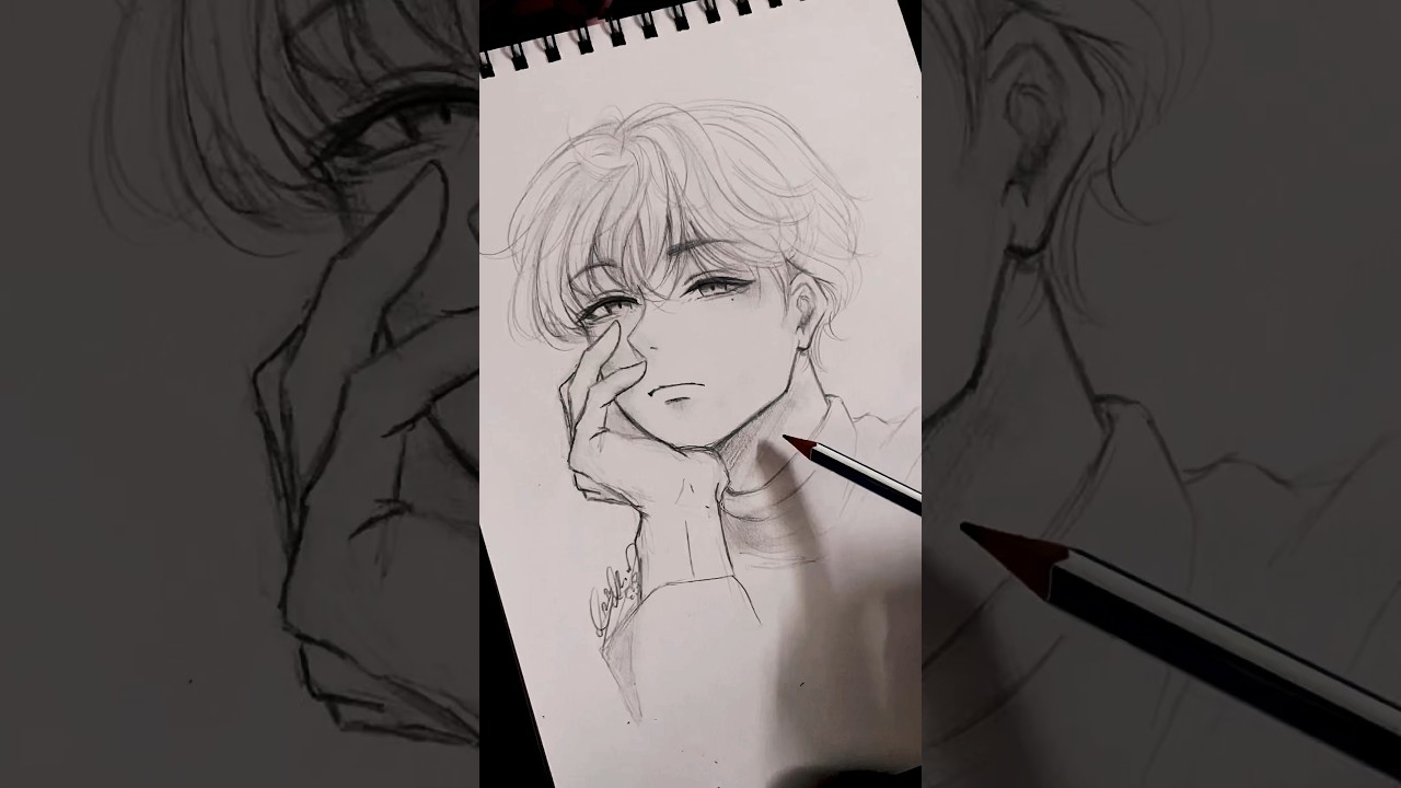 رسم سكيتش بسيط || Carelessness