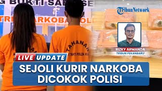Jadi Kurir Narkoba Bawa 15 Kg Sabu, Sepasang Kekasih di Pekanbaru Diamankan Polisi
