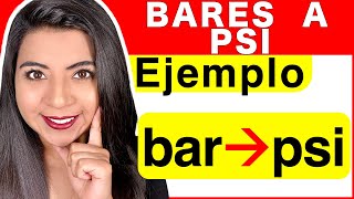 CONVERT from BARS to PSI
