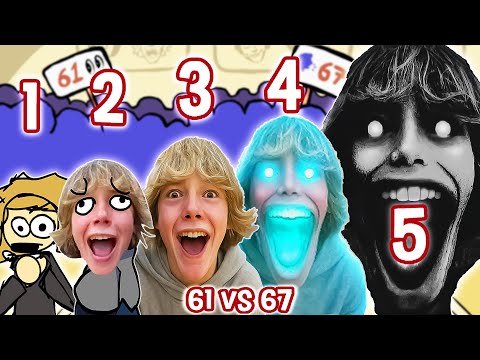 67 KID ALL PHASES | 61 Meme Vs 67 Meme FNF - Friday Night Funkin' (0-6 Phases)