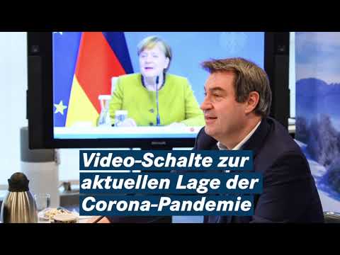 Video-Schalte zur aktuellen Lage der Corona-Pandemie (19.02.21) - Bayern