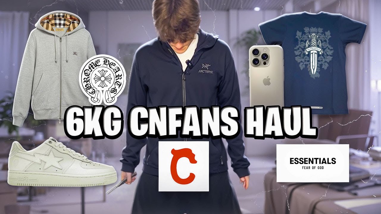 📦6KG CNFANS HAUL 🧨| Chrome Hearts, Bape, Essentials, and more!