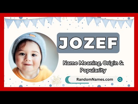 Jozef - Baby Boy Name Meaning, Origin & Popularity - RandomNames.com