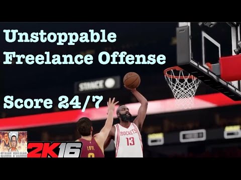 NBA 2K16 Tips Freelance Offense Money Plays Tutorial. Perfect Offense NBA 2K16  #6