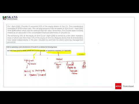 ACCA P2P Exam Webinar - Strategic Business Reporting  (SBR) - Session June 2022 - Lecture 2