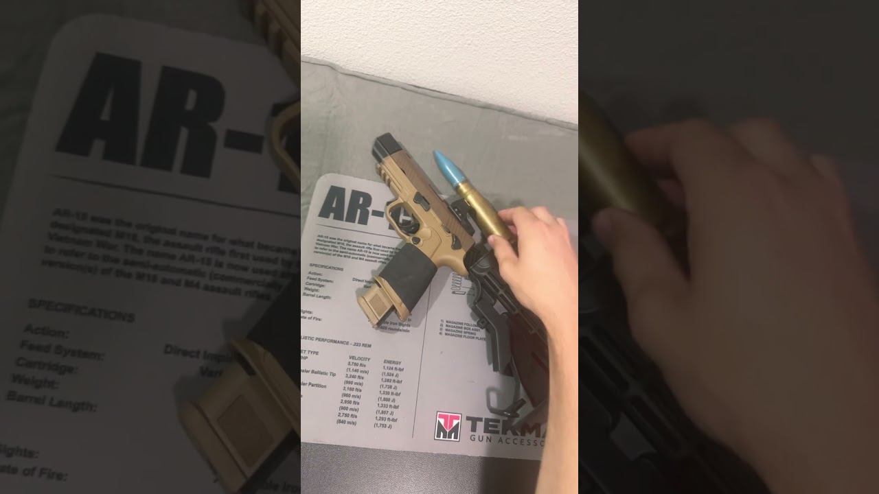 20mm ATF legal pistol.  #biden #reels #pewpew