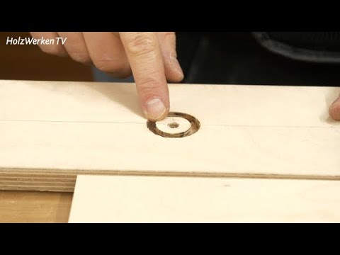 SO kleine Löcher in jeder Wunschgröße fräsen - ganz ohne Schablone