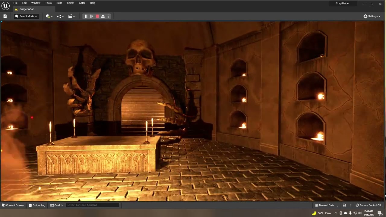 Learning Unreal Engine 5: Dungeon With Puzzles.