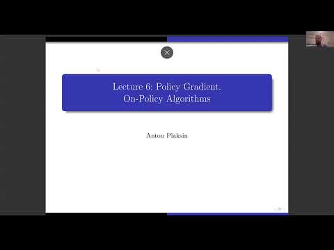 DRL Course 2023 | Лекция 6. Policy Gradient.On-Policy Algorithms