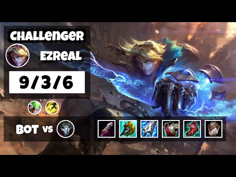 Ezreal Gameplay Challenger Replay S11 - 11.12 Bot Lane (9/3/6) - BR