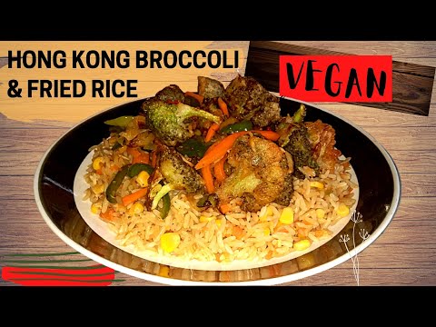 How to make vegetable Fried Rice | Hong Kong Broccoli recipe | My favorite Chinese Food