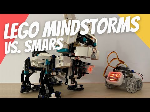 YouTube Thumbnail for Lego Mindstorms Robot vs SMARS Robot