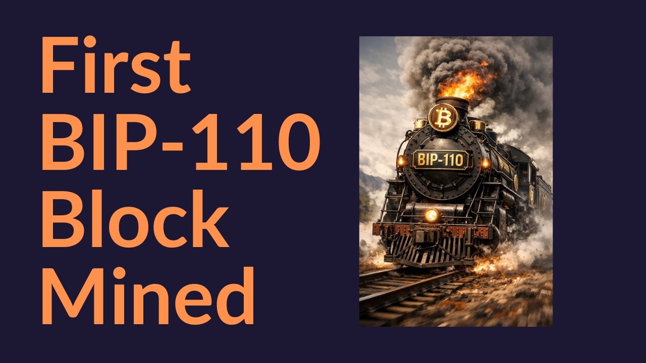 First BIP-110 Bitcoin Block Mined