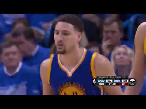 Klay Thompson's 11 3-Pointers  Warriors vs Thunder  Game 6  May 28, 2016  2016 NBA Playoffs -