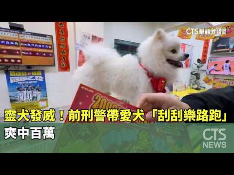 靈犬發威！前刑警帶愛犬「刮刮樂路跑」　爽中百萬
