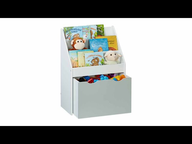 Video teaser for Kinderregal mit Spielzeugkiste