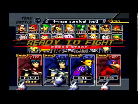 HBD #12 Doubles RR: Kopaka (P1) + timesink (P4) vs. Anto619 (P2) + Jobanny (P3) - SSBM