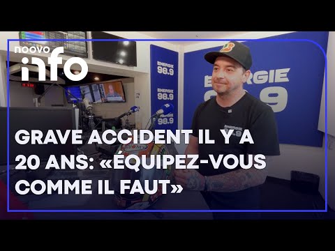 Vingt ans plus tard, l'animateur Dany «Babu» Bernier revient sur son accident de moto