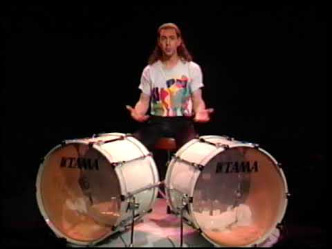 Double Bass Drumming VHS 1984 Drum Tips Terry Bozzio, Joe Franco, Rod Morgenstein, Simon Phillips
