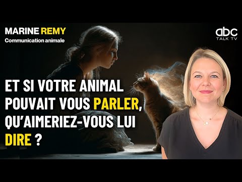 Marine Rémy sur le plateau de l'émission ABC Talk