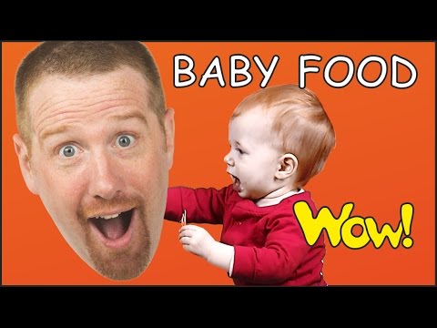 Baby Food | English Short Stories for Kids | Baby Steve and Maggie | Wow English TV | Cartoon Story
