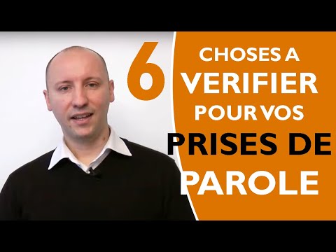 comment prendre la parole en public