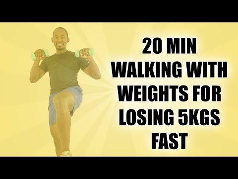 20 Minute Easy Walk at Home Exercise for Weight Loss 200 Calories