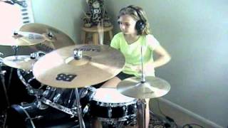 Steve Miller Band &quot;Rockin Me&quot; A drum cover by Emily
