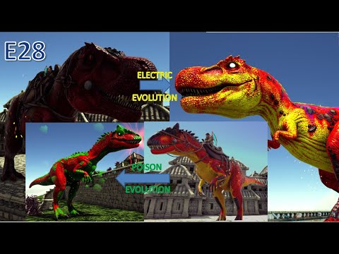 Evolving our Rex and Allo! Ark Eternal Annunaki E28 Ark Survival Evolved - New Modded Season