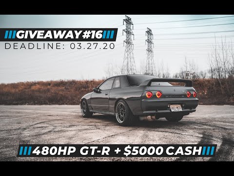 PRIME DRIVEN Giveaway #16 - 480 HP Skyline GT-R + $5,000 CASH!