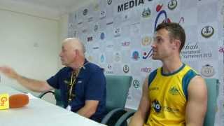 Press Conference (Australia) @ 22nd Sultan Azlan Shah Cup 2013