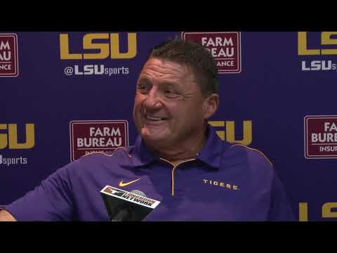 Full Sound: Postgame Comments From Ed Orgeron After LSU's Win Over No. 9 Texas