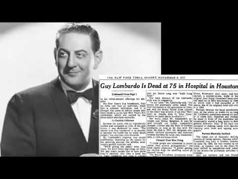 Death and Funeral of GUY LOMBARDO (1902-1977) News Reports