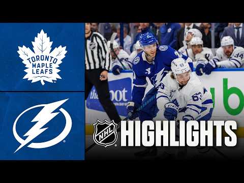 Maple Leafs vs. Lightning | NHL Highlights | February 25, 2026