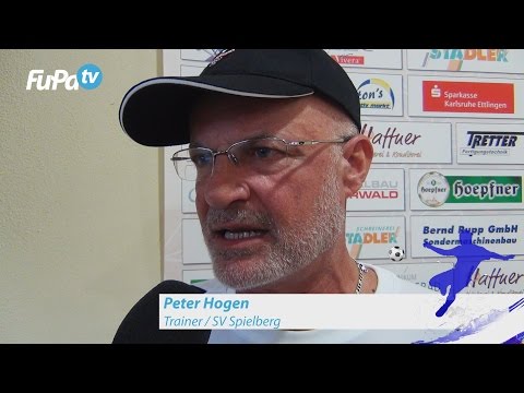 Peter Hogen - SV Spielberg - zum Spiel vs. Bahlinger SC, im FuPa.tv-Interview am 17.9.2016