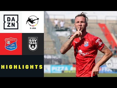 Wahnsinn in der Nachspielzeit beim Aufsteiger-Duell: SpVgg Unterhaching - SSV Ulm | 3. Liga | DAZN