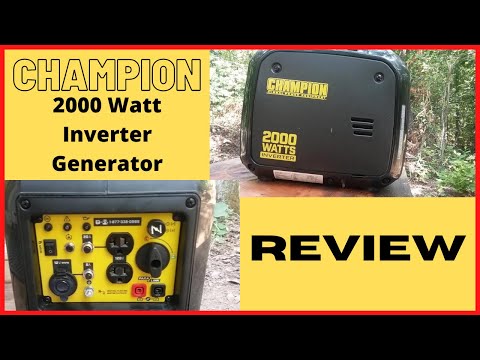 Champion 2000 Watt Inverter Generator Review
