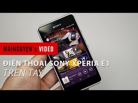 Trên tay Sony Xperia E1 - www.mainguyen.vn