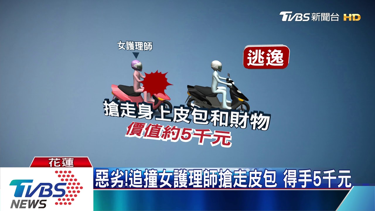 惡劣!追撞女護理師搶走皮包 得手5千元