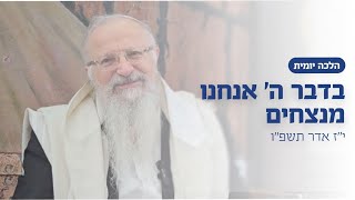 בדבר ה׳ אנחנו מנצחים | הרב שמואל אליהו | הלכה יומית | י״ז אדר תשפ״ו (הרב שמואל אליהו) - התמונה מוצגת ישירות מתוך אתר האינטרנט יוטיוב. זכויות היוצרים בתמונה שייכות ליוצרה. קישור קרדיט למקור התוכן נמצא בתוך דף הסרטון