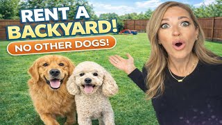 I Rented a Backyard for My Dog — Worth It?!