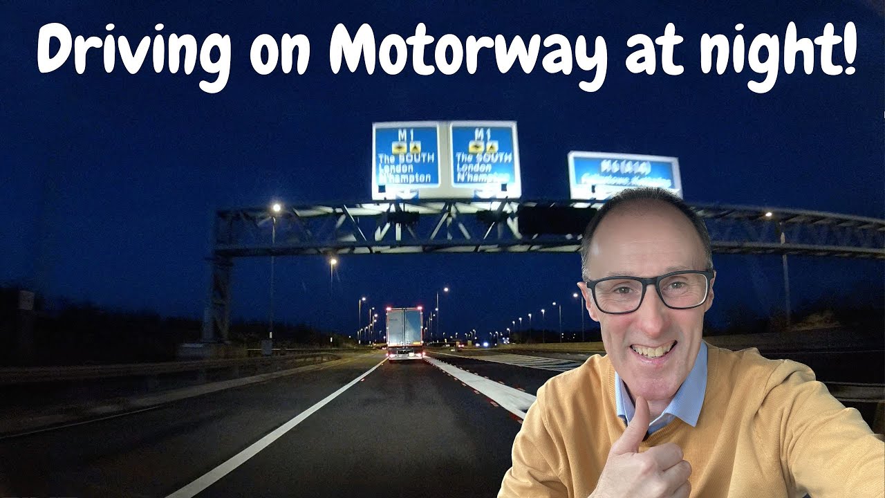 Driving on the Motorway at night
