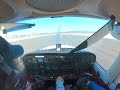 Cessna 172 Landing in 20 Gusting 33Kt X-Wind Full Legnth