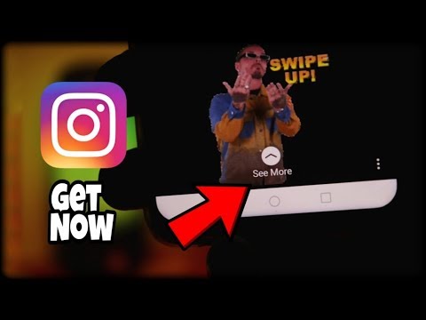 How to get the Swipe Up Option on Instagram ?