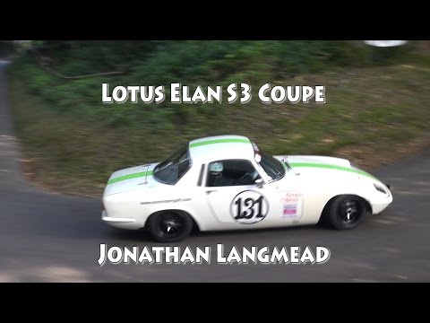 Lotus Elan S3 Coupe at the 5 clubs Hillclimb meeting Wiscombe Park September 2014 Jonathan Langmead