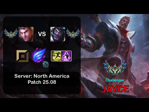 Jayce Top vs Dr. Mundo - NA Challenger - Patch 25.08