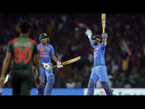 Nidahas Trophy 2018 Final Match, Final Over - India vs Bangladesh