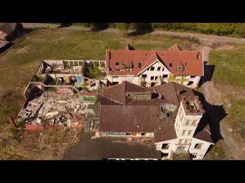 Lost Place, das verlassene Berghotel Bruhnskoppel in der Holsteinischen-Schweiz, Malente / DJI Mini