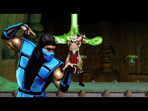 derrotando a shao khan con sub-zero en mortal Kombat trilogy versión nintendo 64