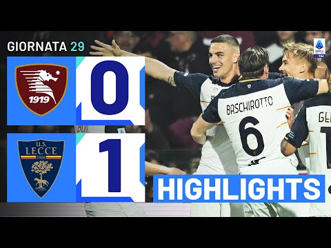 Video highlights della Salernitana vs Lecce ( a ) - Giornata 29 - Fantacalcio e fantamedie
